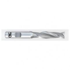 3/4 Dia. x 4-1/2 Overall Length 2-Flute Square End HSS-CO SE End Mill-Round Shank-Center Cutting-Uncoated - Top Tool & Supply