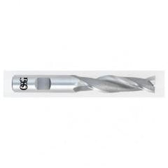 1 Dia. x 5-1/2 Overall Length 2-Flute Square End HSS-CO SE End Mill-Round Shank-Center Cutting-Uncoated - Top Tool & Supply