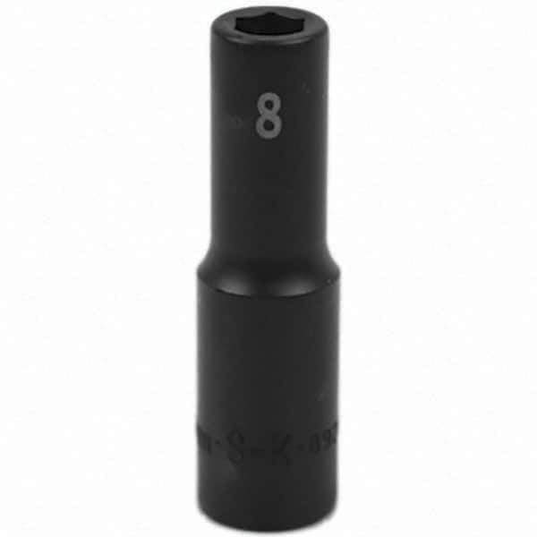 SK - Impact Socket - 3/8"DR 8MM DEEP IMPACT SOCKET - Top Tool & Supply