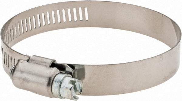 Value Collection - SAE Size 36, 1-13/16 to 2-3/4" Diam, Stainless Steel Worm Drive Clamp - 1/2" Wide - Top Tool & Supply