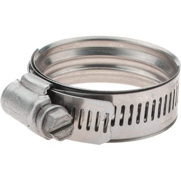 IDEAL TRIDON - SAE Size 24, 30 to 46mm Diam, Stainless Steel 360° Worm Drive Clamp - Top Tool & Supply