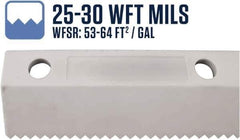 SEYMOUR-MIDWEST - 26" Rubber Blade Floor Squeegee - Threaded End, Single Edge, Gray, Use with 78256 - Top Tool & Supply