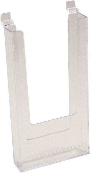 ECONOCO - 4-1/2" Wide x 1" Deep x 9" High, 1 Compartment, Acrylic Literature Holder - Clear, 4-7/16" Compartment Width x 13/16" Compartment Depth x 8-1/4" Compartment Height - Top Tool & Supply