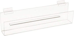 ECONOCO - 16" Wide x 2" Deep x 4" High, Acrylic Greeting Card Shelf - Clear - Top Tool & Supply