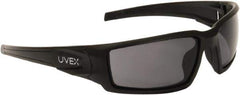 Uvex - Gray Lenses, Framed Safety Glasses - Anti-Fog, Scratch Resistant, Size Universal, Wrap Around - Top Tool & Supply