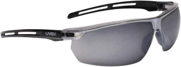 Uvex - Size Universal, Silver Mirror Anti-Fog Lens, Hybrid Safety Glasses/Goggles - Indirect Vent, Black Polycarbonate Frame - Top Tool & Supply