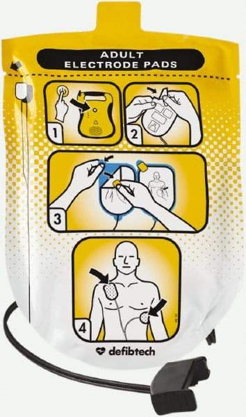 Defibtech - Adult CPR Pad - Compatible With Lifeline AED - Top Tool & Supply