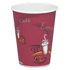 DART - Paper & Plastic Cups, Plates, Bowls & Utensils; Breakroom Accessory Type: Paper Cups ; Breakroom Accessory Description: Cups-Hot Drink; Paper ; Color: Maroon - Exact Industrial Supply