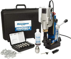 Hougen - 2" Travel, Portable Magnetic Drill Press - 450 RPM, 8 Amps, 1.25 hp, 920 Watts - Top Tool & Supply