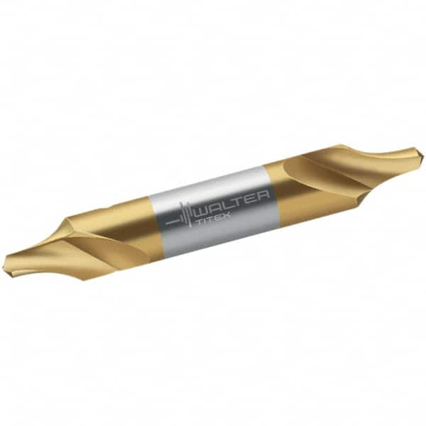 Walter-Titex - Metric Radius Cut 60° Incl Angle High Speed Steel Combo Drill & Countersink - Top Tool & Supply