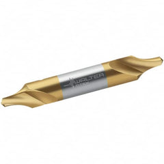 Walter-Titex - Metric Radius Cut 60° Incl Angle High Speed Steel Combo Drill & Countersink - Top Tool & Supply