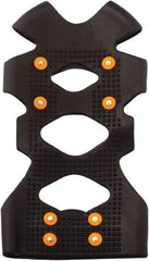 Ergodyne - Size 2XL, (Women's Size 2XL) Strap-On Cleat - Steel Studs Traction, Black - Top Tool & Supply