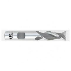 5/8 Dia. x 3-3/4 Overall Length 2-Flute Square End HSS-CO SE End Mill-Round Shank-Center Cutting-Uncoated - Top Tool & Supply