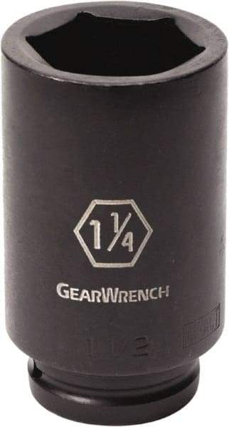 GearWrench - 3/4" Drive 9/16" Deep Impact Socket - 6 Points, 3-19/35" OAL - Top Tool & Supply