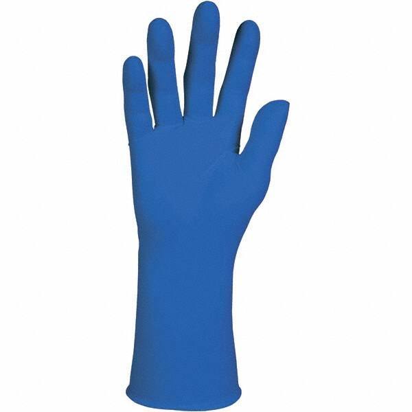 KleenGuard - Size 2XL, 12" Long, 12 mil Thick, Supported, Neoprene/Nitrile Chemical Resistant Gloves - Textured Finish, Straight Cuff, Blue - Top Tool & Supply