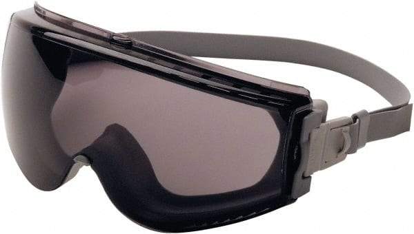 Uvex - Size Universal, Gray Polycarbonate Anti-Fog Lens, Safety Goggles - Indirect Vent, Gray Frame - Top Tool & Supply