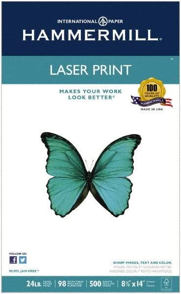 Hammermill - 8-1/2" x 14" White Copy Paper - Use with Laser Printers, Copiers - Top Tool & Supply