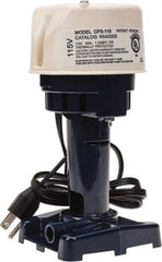 Little Giant Pumps - 1.2 Amp, 115 Volt, 1/30 hp, 1 Phase, Thermal Plastic Evaporative Cooler Pumps Machine Tool & Recirculating Pump - 9.3 GPM, 12 psi, 9" Overall Height, 4-1/2" Body Length, ABS Impeller, Open Fan Cooled Motor - Top Tool & Supply