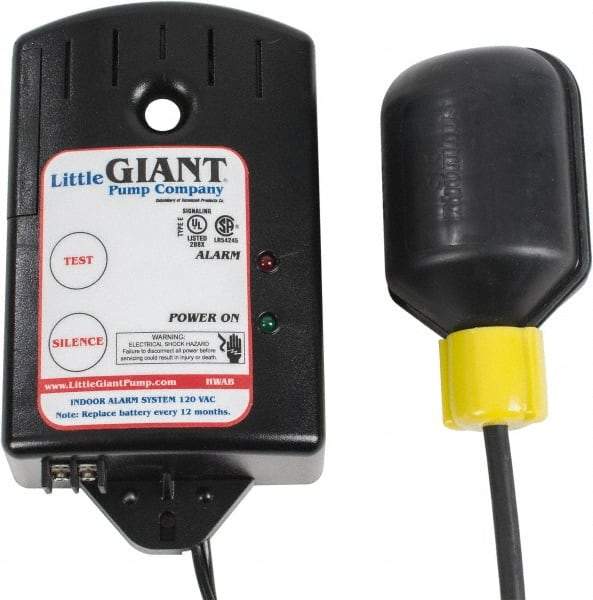 Little Giant Pumps - High-Water Alarms Voltage: 115V Material: Corrrosion-resistant plastic - Top Tool & Supply