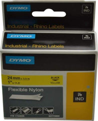 Rhino - 450,732" Long, Yellow Flexible Nylon Self Laminating Label - For RHINO 6000 or RHINO 6500 - Top Tool & Supply