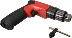 Sioux Tools - 3/8" Keyed Chuck - Pistol Grip Handle, 4,000 RPM, 11.8 LPS, 25 CFM, 0.6 hp - Top Tool & Supply