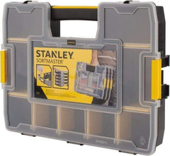 Stanley - 14-39/64" Wide x 2-39/64" High x 11-13/32" Deep, SortMaster Junior - Polypropylene Resin Frame, 14 Compartments - Top Tool & Supply