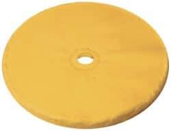 Osborn - 8" Diam x 1/4" Thick Unmounted Buffing Wheel - 30 Ply, Loose Sewn, 1" Arbor Hole, Soft Density, Soft Grade - Top Tool & Supply