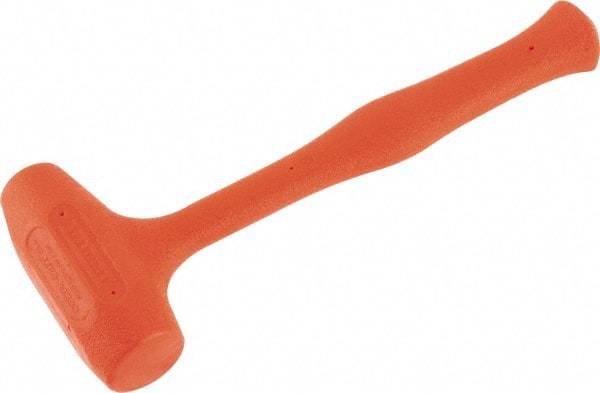 Proto - 28 oz Head 2" Face Diam Urethane Dead Blow Hammer - 12" OAL, Urethane Handle - Top Tool & Supply