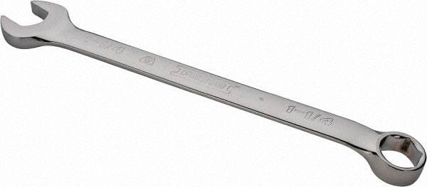 Proto - 1-1/4" 6 Point Combination Wrench - 15° Offset Angle, 16-59/64" OAL, Steel, Chrome Finish - Top Tool & Supply