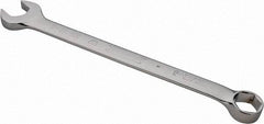 Proto - 1-3/16" 6 Point Combination Wrench - 15° Offset Angle, 15-7/8" OAL, Steel, Chrome Finish - Top Tool & Supply