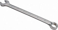 Proto - 1" 6 Point Combination Wrench - 15° Head Angle, 14-5/64" OAL, Steel, Chrome Finish - Top Tool & Supply