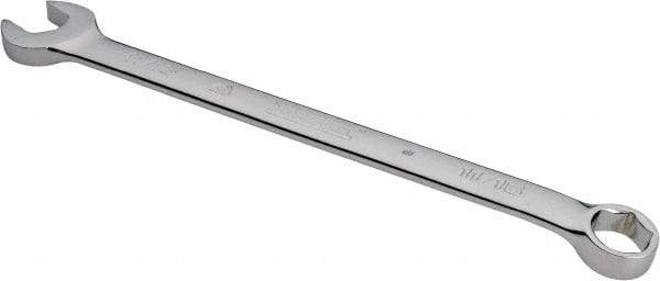 Proto - 11/16" 6 Point Combination Wrench - 15° Offset Angle, 10-1/8" OAL, Steel, Chrome Finish - Top Tool & Supply