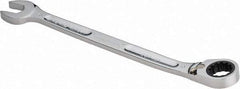 Proto - 18mm 12 Point Combination Wrench - 15° Head Angle, 10-11/16" OAL, Steel, Chrome Finish - Top Tool & Supply