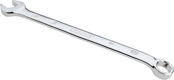 Proto - 12mm 6 Point Combination Wrench - 15° Head Angle, 7-23/32" OAL, Steel, Chrome Finish - Top Tool & Supply