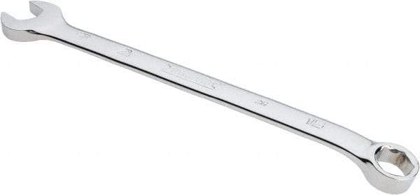 Proto - 15mm 6 Point Combination Wrench - 15° Head Angle, 9-9/64" OAL, Steel, Chrome Finish - Top Tool & Supply