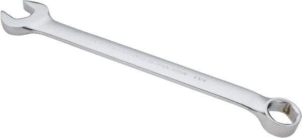 Proto - 1-1/4" 6 Point Combination Wrench - 15° Offset Angle, 16-59/64" OAL, Steel, Satin Finish - Top Tool & Supply