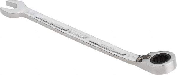 Proto - 5/16" 12 Point Combination Wrench - 15° Head Angle, 5-7/16" OAL, Steel, Chrome Finish - Top Tool & Supply