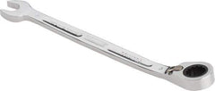 Proto - 8mm 12 Point Combination Wrench - 15° Head Angle, 5-7/16" OAL, Steel, Chrome Finish - Top Tool & Supply