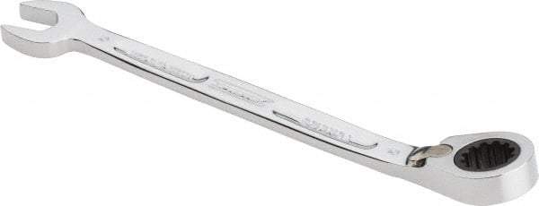 Proto - 10mm 12 Point Combination Wrench - 15° Head Angle, 5-29/32" OAL, Steel, Chrome Finish - Top Tool & Supply