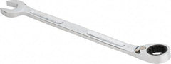 Proto - 19mm 12 Point Combination Wrench - 15° Head Angle, 11-15/32" OAL, Steel, Chrome Finish - Top Tool & Supply