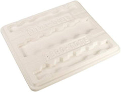 Remco - White Polyethylene Lid for Aero Tote - 37-1/4" Wide x 41-1/4" Long - Top Tool & Supply