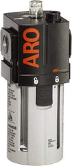 ARO/Ingersoll-Rand - 3/8" NPT, 150 Max psi Standard Modular Lubricator - Polycarbonate Bowl, Aluminum Body, 85 CFM, 125°F Max Temp, 2.76 Long x 2.87" Wide x 7.087" High - Top Tool & Supply