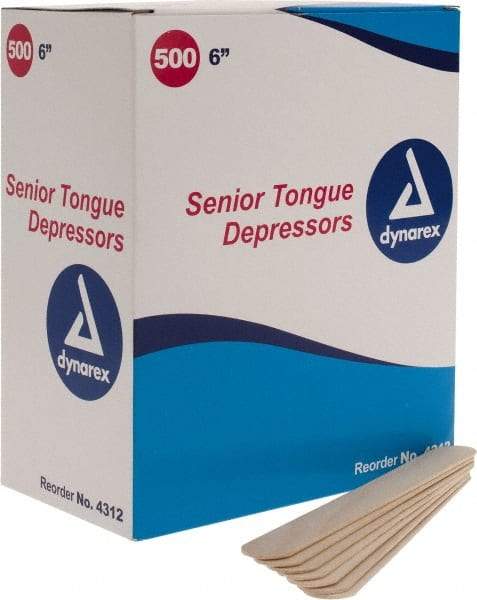 Medique - Tongue Depressor - 6 Inches Long x 3/4 Inches Wide - Top Tool & Supply