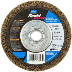 Norton - Deburring Wheels Wheel Type: 27 Wheel Diameter (Inch): 4.5 - Top Tool & Supply