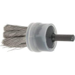 Osborn - 3/4" Brush Diam, Knotted, End Brush - 1/4" Diam Shank, 20,000 Max RPM - Top Tool & Supply