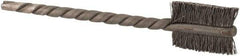 Osborn - 3/8" Diam Flat Steel Tube Brush - 0.005" Filament Diam, 9/16" Brush Length, 2-1/8" OAL, 3/32" Diam Shank - Top Tool & Supply