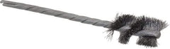 Osborn - 1" Long x 9/16" Diam Steel Internal Spiral Brush - Single Spiral, 3-1/2" OAL, 0.005" Wire Diam, 1/8" Shank Diam - Top Tool & Supply