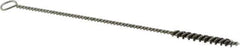 Osborn - 3/16" Diam Helical Steel Tube Brush - Single Spiral, 0.004" Filament Diam, 1-1/2" Brush Length, 7" OAL, 0.094" Diam Shank - Top Tool & Supply