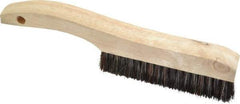 Osborn - 4 Rows x 18 Columns Tampico Plater's Brush - 5-1/4" Brush Length, 10" OAL, 1" Trim Length, Wood Shoe Handle - Top Tool & Supply