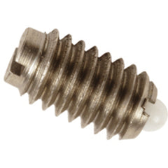 End Force Spring Plunger-Short - 0.75 lbs Initial End Force, 2.5 lbs Final End Force (10–32 Thread) - Top Tool & Supply